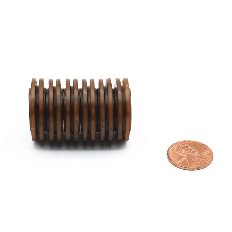 Magerial 41L Magnetic Coat Buttons 26mm/1â€ Invisible Hidden Sewing Button Nylon with Magnets Inside for Coat Jacket Suitcase Bag Windbreaker Pajamas FBM Shipment 6pcs (26mm, Brown) - Image 5